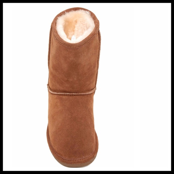 COZY SHEARLING LINED ANKLE BOOTIES SUEDE BOOTS A2C - Picture 5 of 9